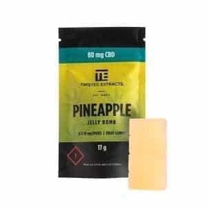 Twisted Extracts Pineapple CBD Jelly Bomb