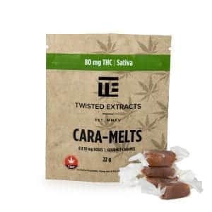 twisted extracts sativa thc caramelts
