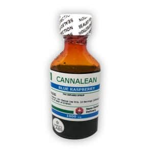 CANNALEAN – 1000mg Blue Raspberry THC Infused Syrup
