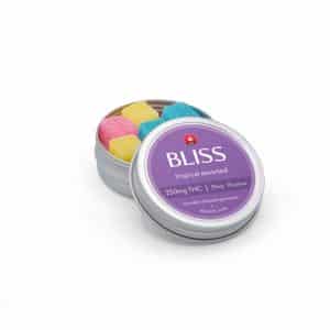Bliss Gummies Tropical Assorted 250mg THC