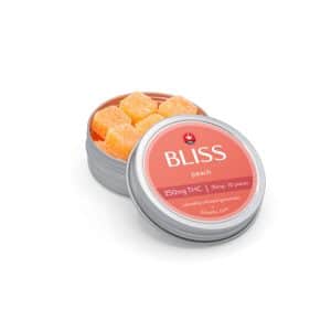 Bliss Gummies Peach 250mg THC