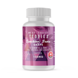 West Coast Teddies Grape – Sativa 150mg THC