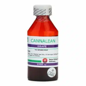 CANNALEAN – 1000mg Grape THC Infused Syrup